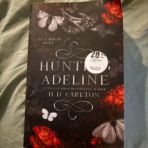 'Huntress Adeline' Dark Butterfly Decorative Book Cover
